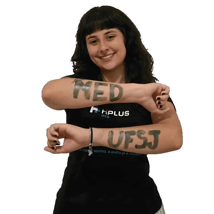 Ana Clara Hissa, aprovada em Medicina — MED UFSJ