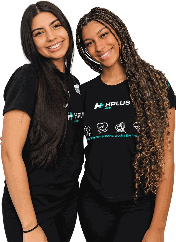 Duas alunas do Hplus Med aprovadas em Medicina