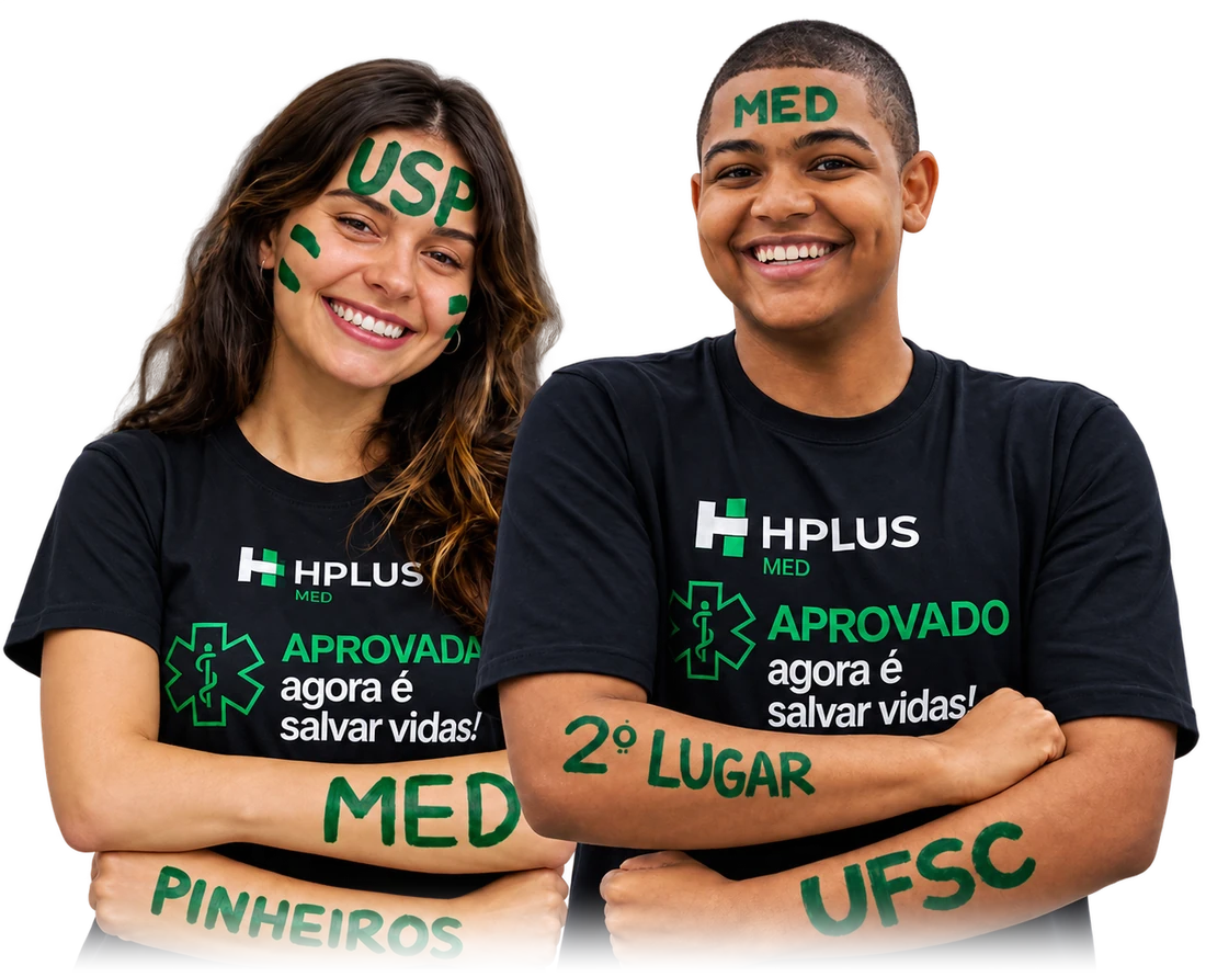 Aprovados do Hplus em Medicina na UFSC e USP Pinheiros