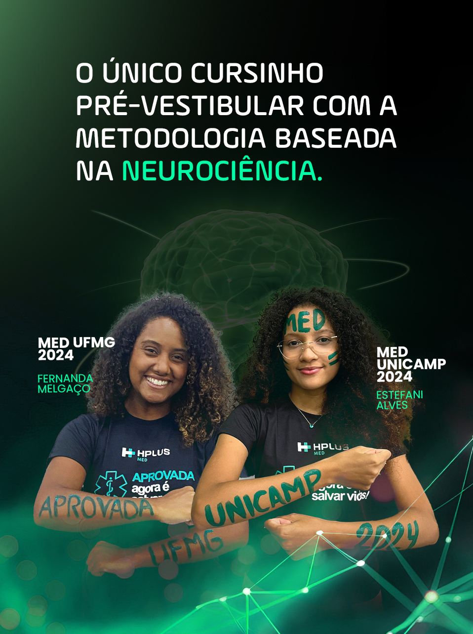 O ÚNICO CURSINHO PRÉ-VESTIBULAR COM A METODOLOGIA BASEADA NA NEUROCIÊNCIA.