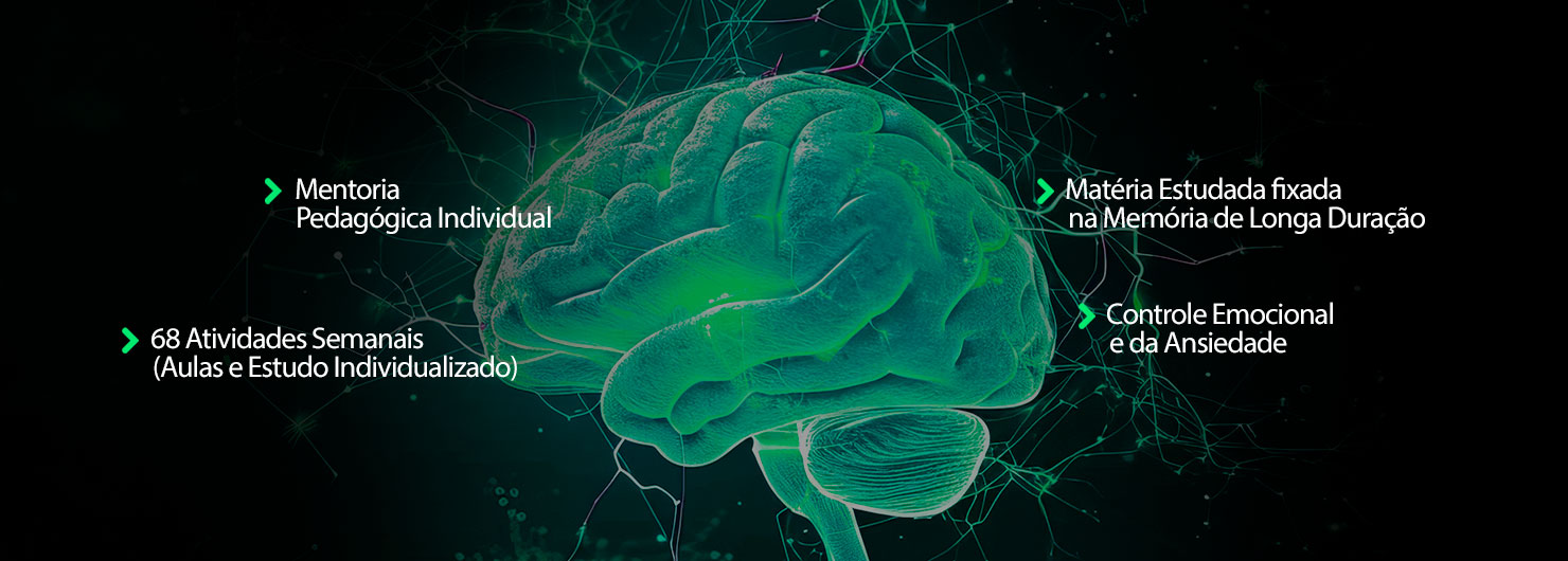 Mentoria
Pedagógica Individual, Matéria Estudada fixada na Memória de Longa Duração, Controle Emocional e da Ansiedade